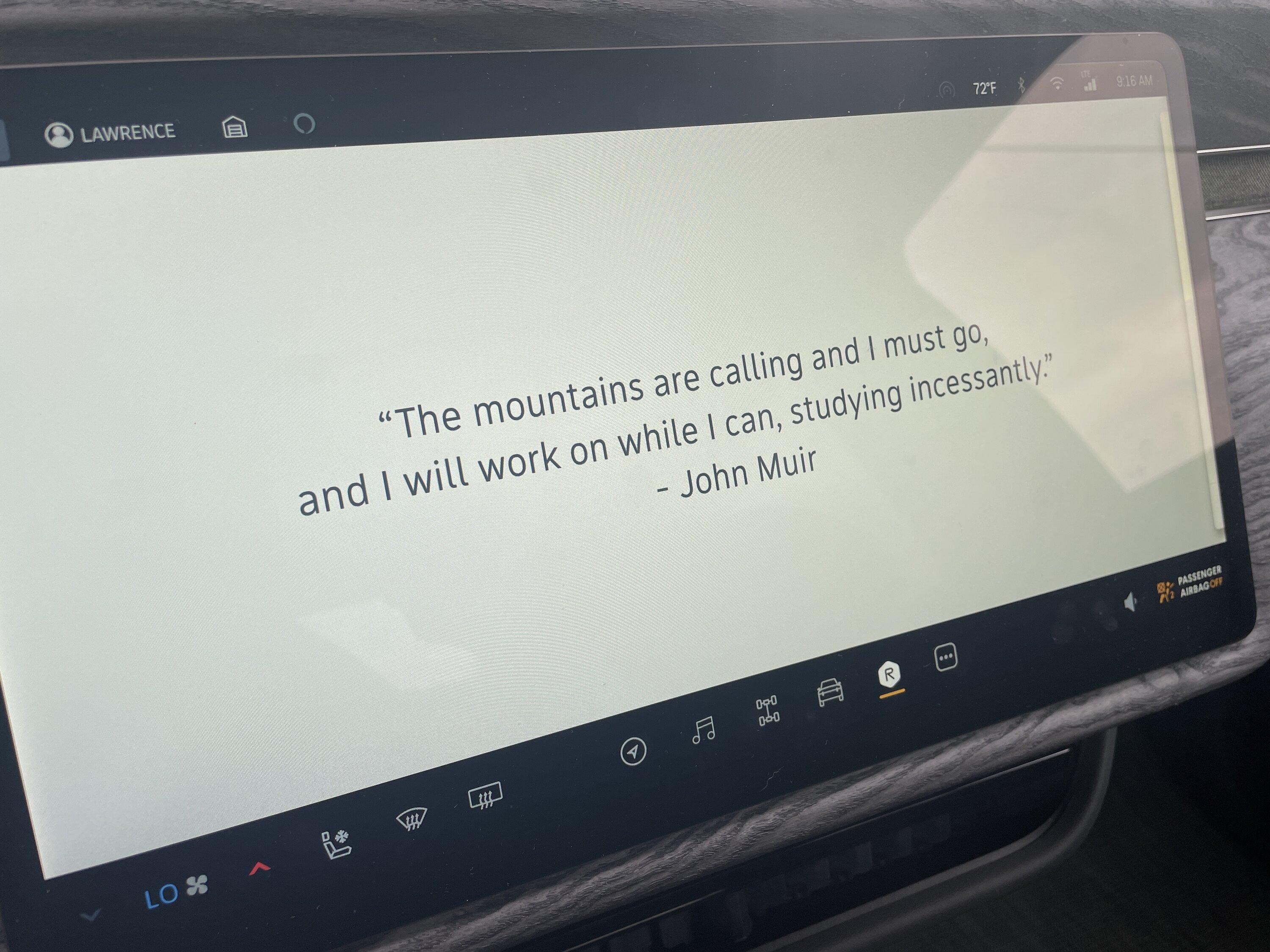 Rivian R1T R1S Rivian Easter Egg - Steps For Display Screen image