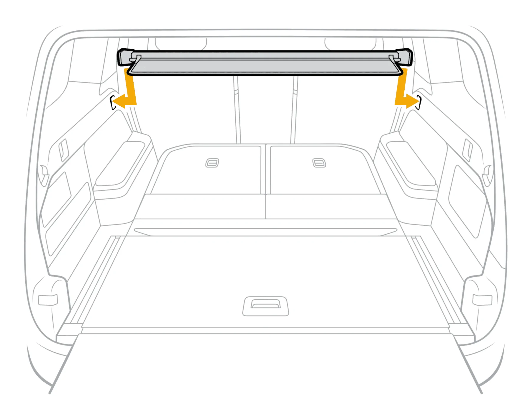 Rivian R1T R1S R1S Cargo Cover (Gear Shop) 1656342944669