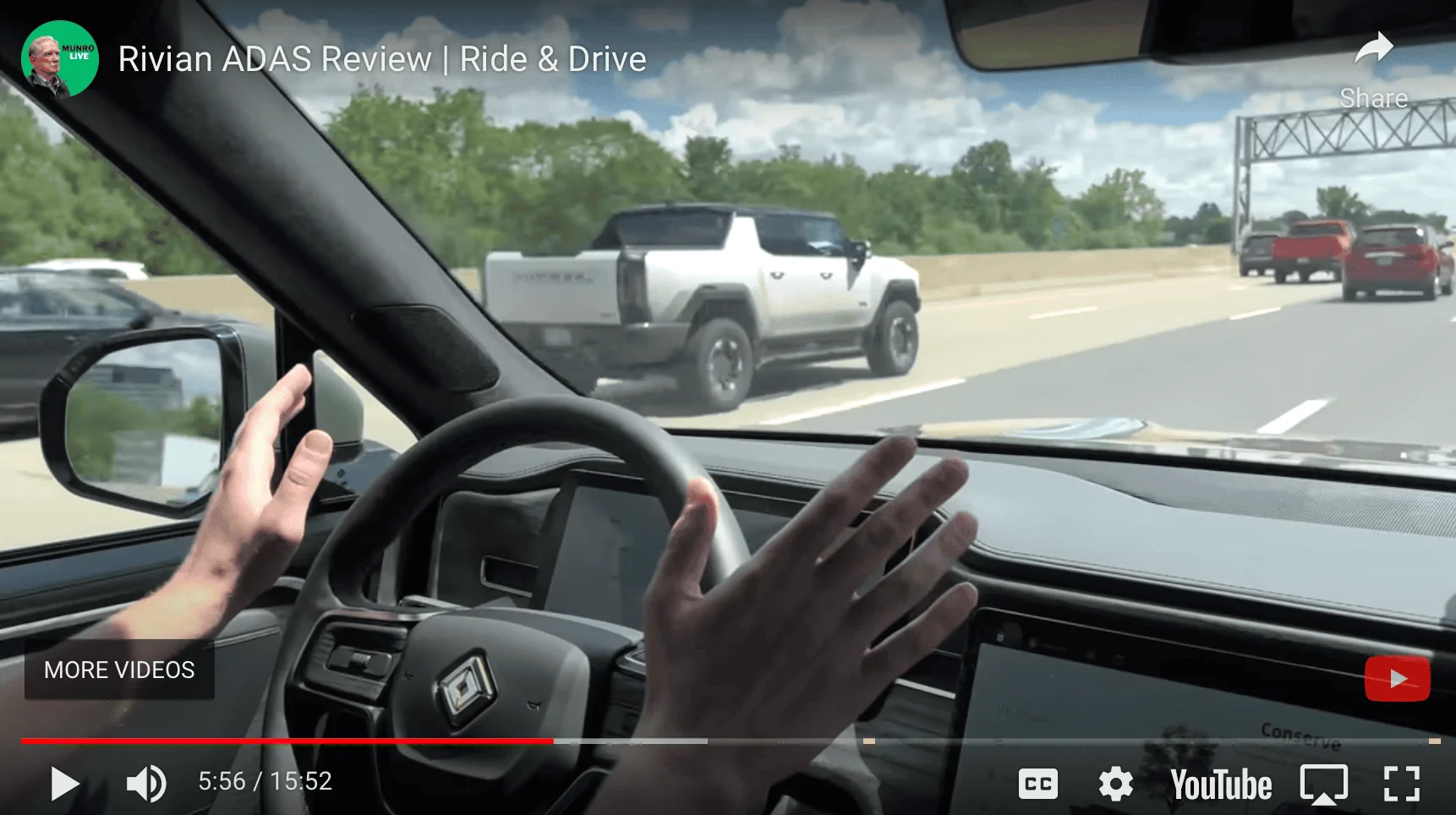 Rivian R1T R1S ADAS Advanced Driver Assist Systems Review - Sandy Munro Live 1656353727493
