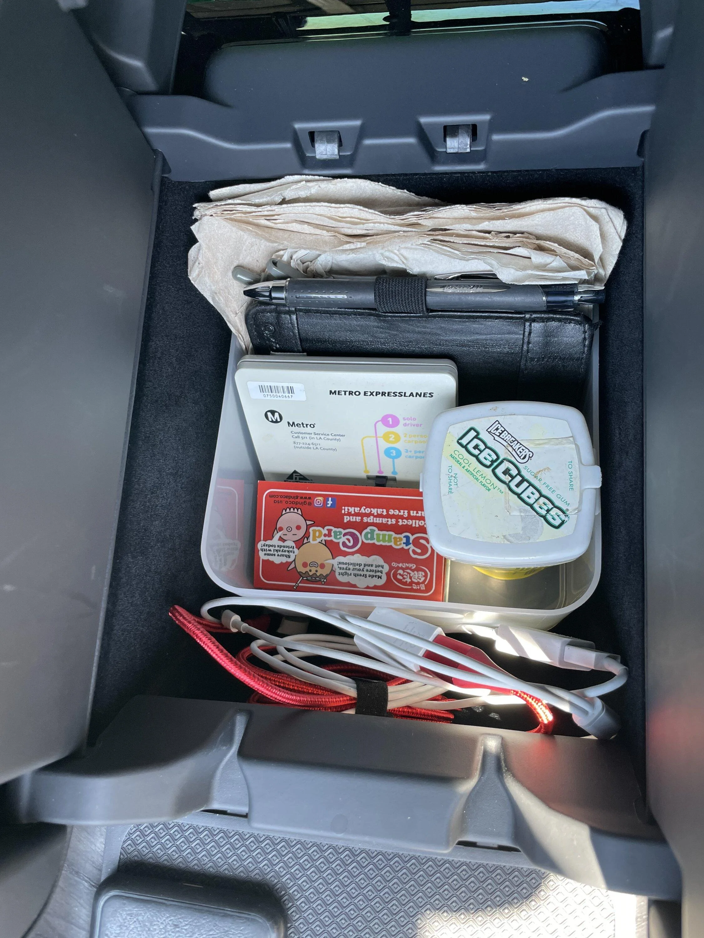 Rivian R1T R1S Center Console Tray IMG_9018
