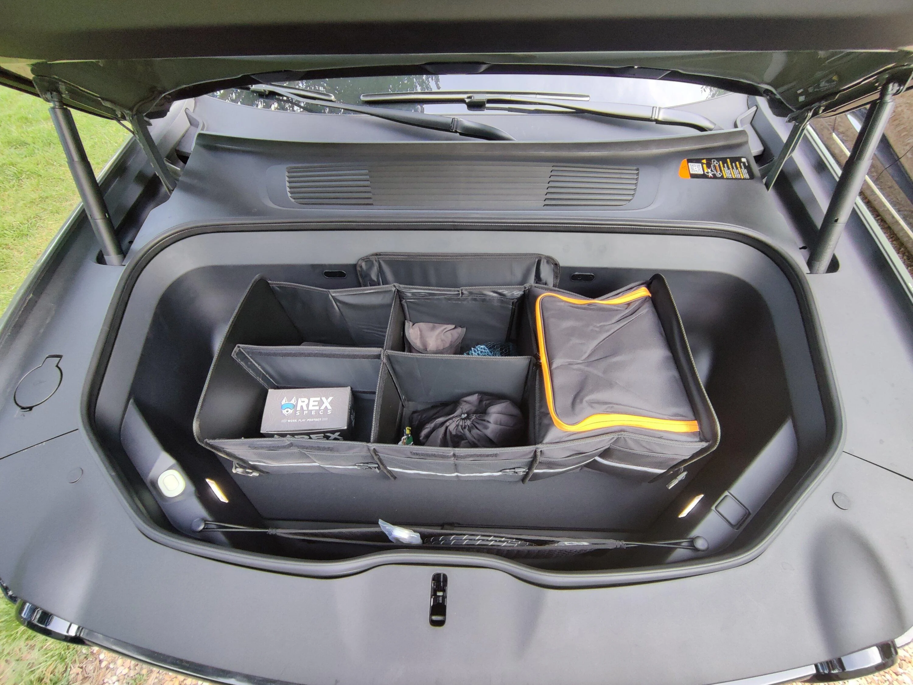 Rivian R1T R1S Frunk organizer from Amazon IMG_20220630_193921