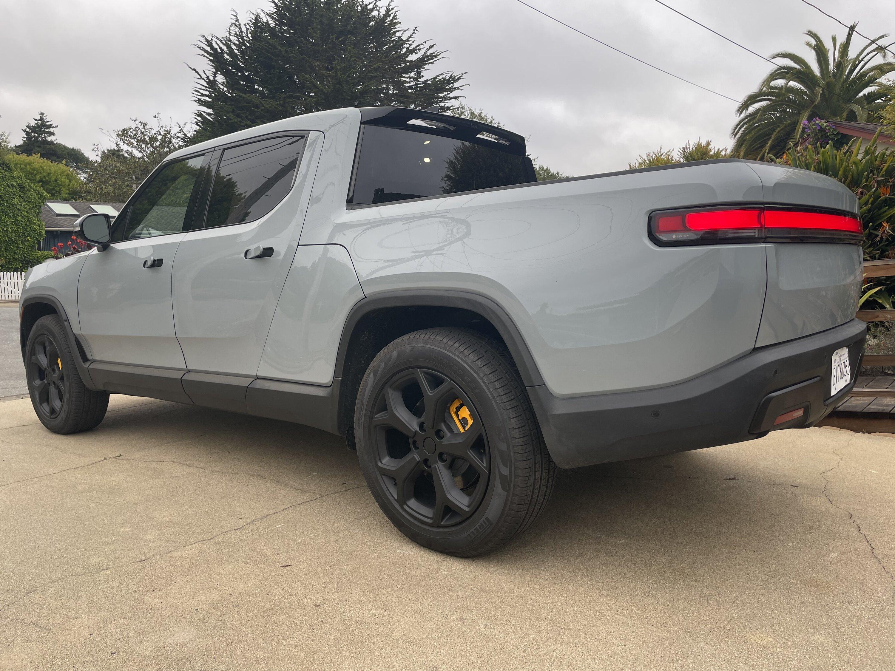 Rivian R1T R1S Debadge Rivian R1T - for those curious to see what it looks like 21D5A493-B4B6-4946-914C-7577226E8463