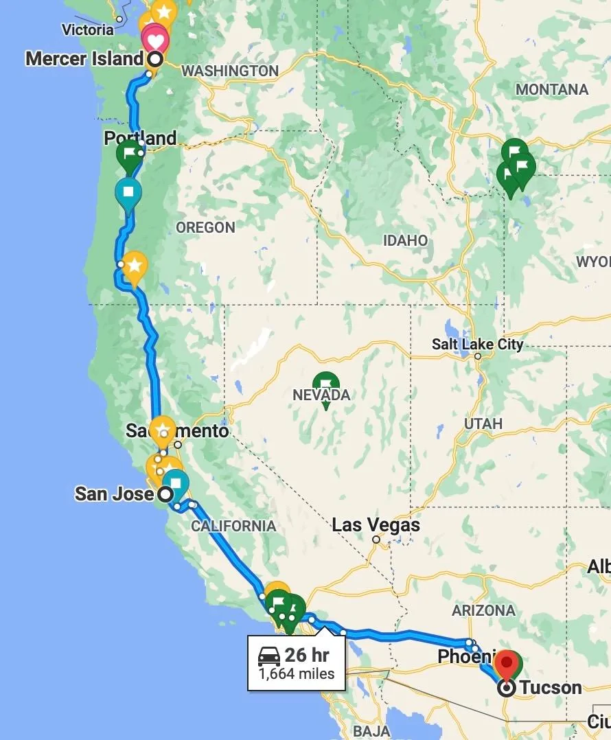 Rivian R1T R1S 3,800 mile road trip in R1T - Seattle, WA to Tucson, AZ (and back) Image 7-5-22 at 3.28 PM