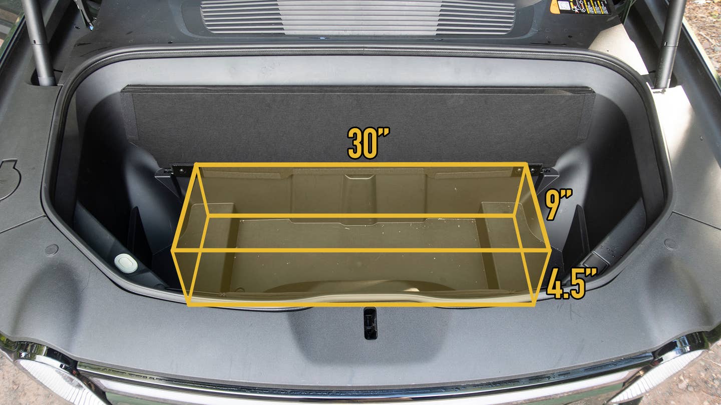 Rivian R1T R1S R1S Dimensions & Measurements: Cargo Area, Trunk, Frunk, Storage Volume m_FRUNK-LOWER-IMG_4116-copy