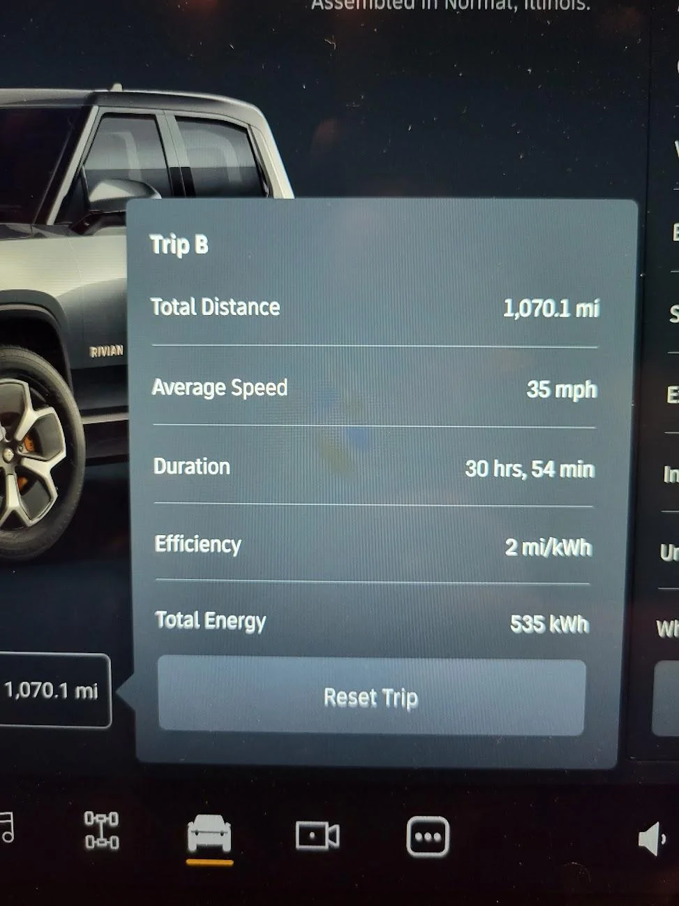 Rivian R1T R1S My 1000 mile, almost 4 week review 20220703_230837