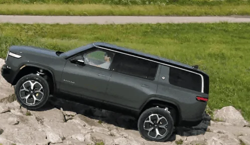 Rivian R1T R1S Rivian and RJ feature on CBS 1657142329622