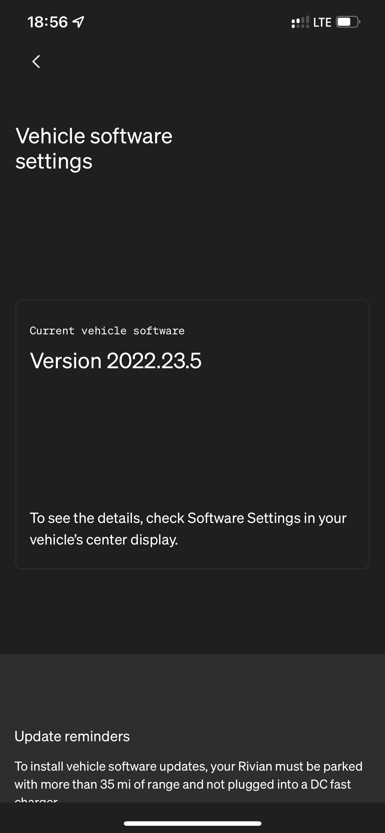 Rivian R1T R1S 2022.23.5 Update 9B277F57-A577-4B9C-B0DE-8DECCF08A51E
