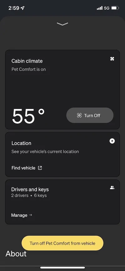 Rivian R1T R1S Pet Mode crazy cold temps? IMG_0914