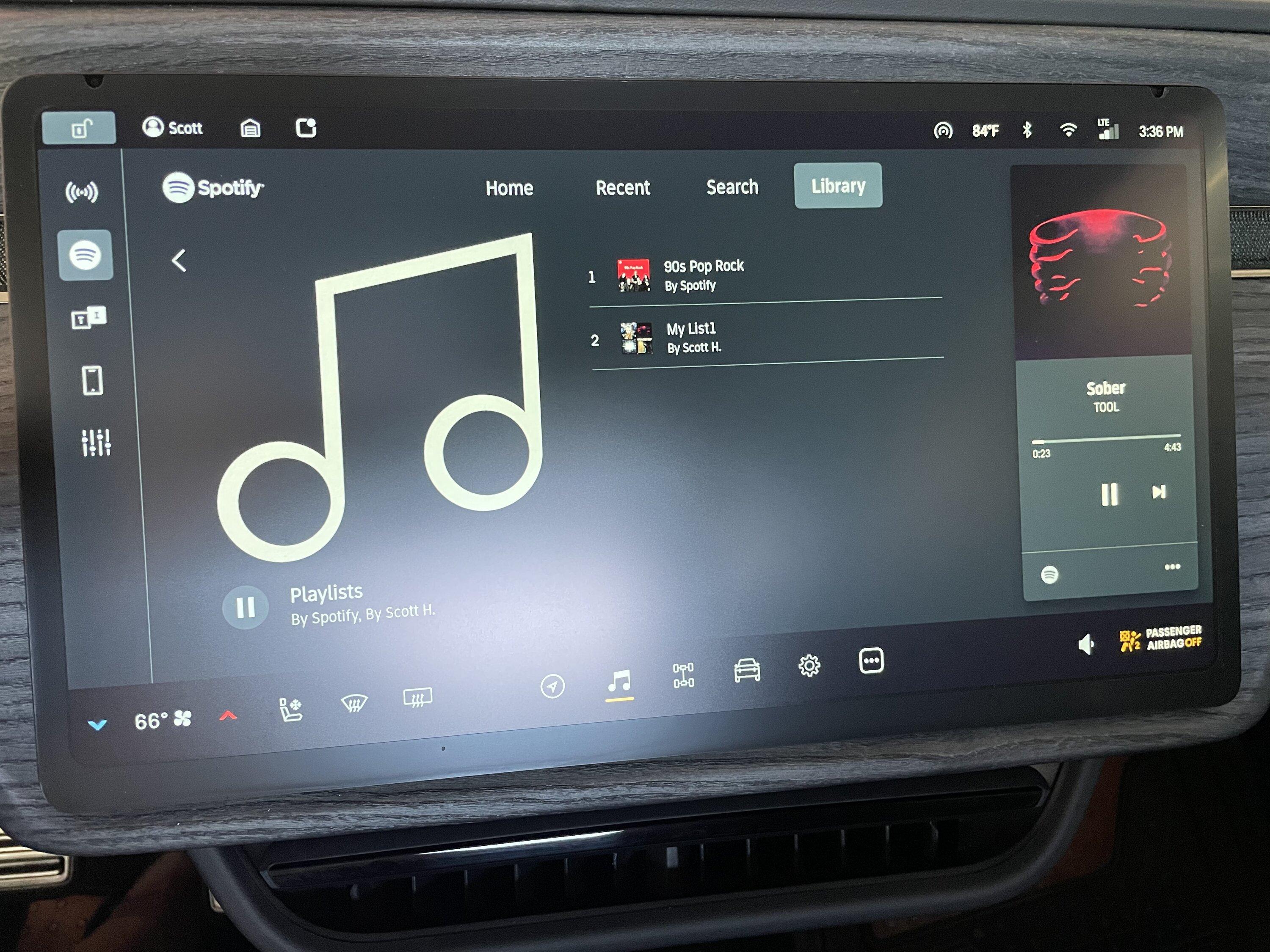 Rivian R1T R1S Spotify app is a mess 39986716-5926-4FCD-9711-6E0969E0F0AE