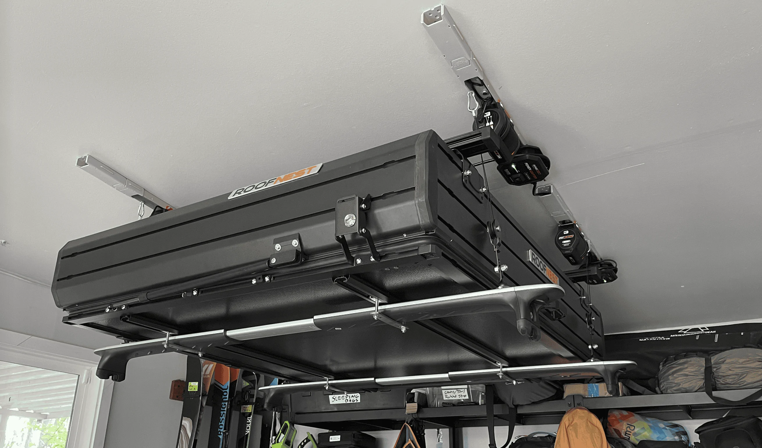Rivian R1T R1S Rooftop tent storage solution for Rivian R1T 1657574632986