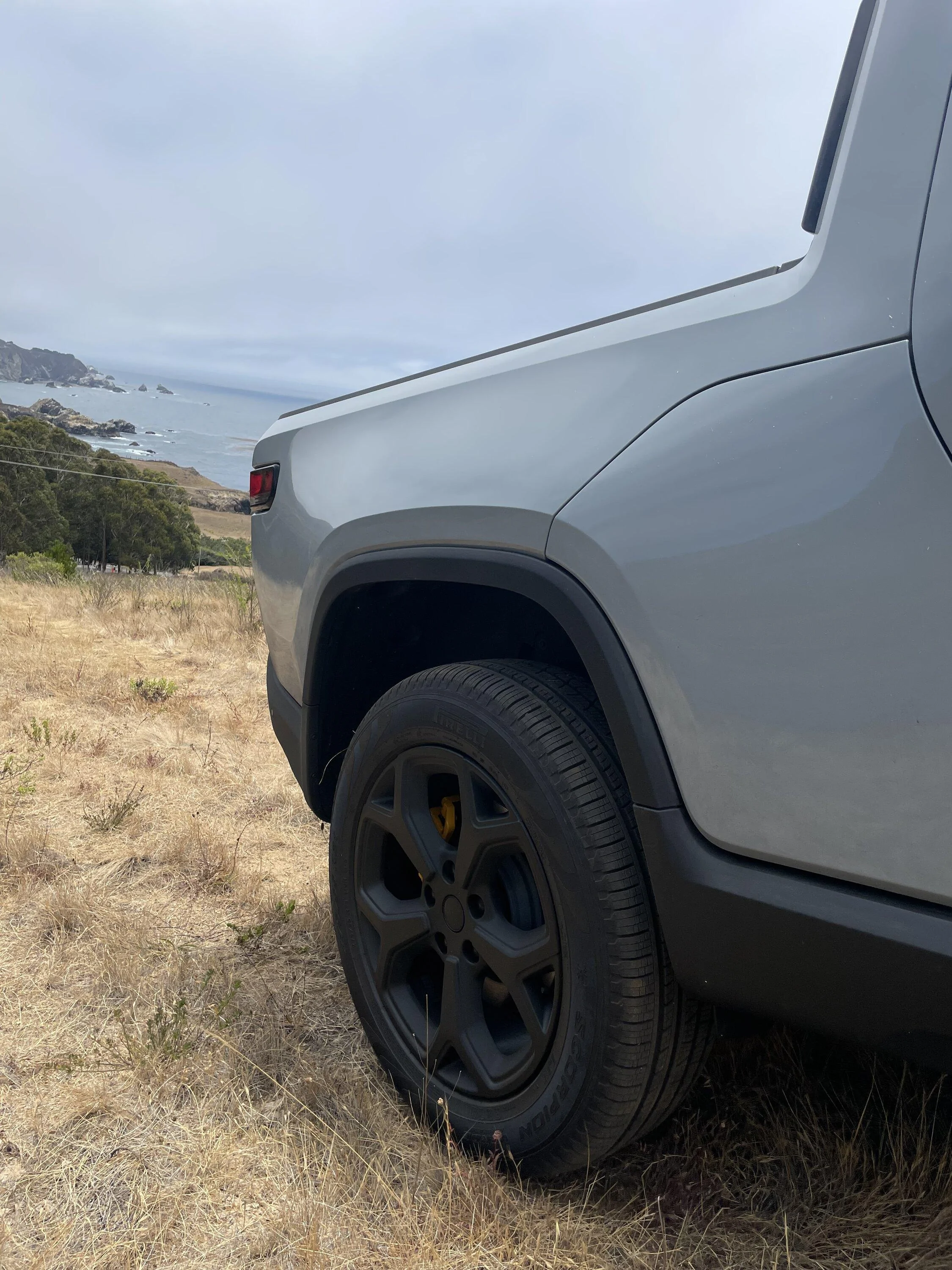 Rivian R1T R1S Satin Black Powder Coated Rivian Factory 21" Wheels DD6A6599-8D0B-4A35-9CCB-F539EE5117FE