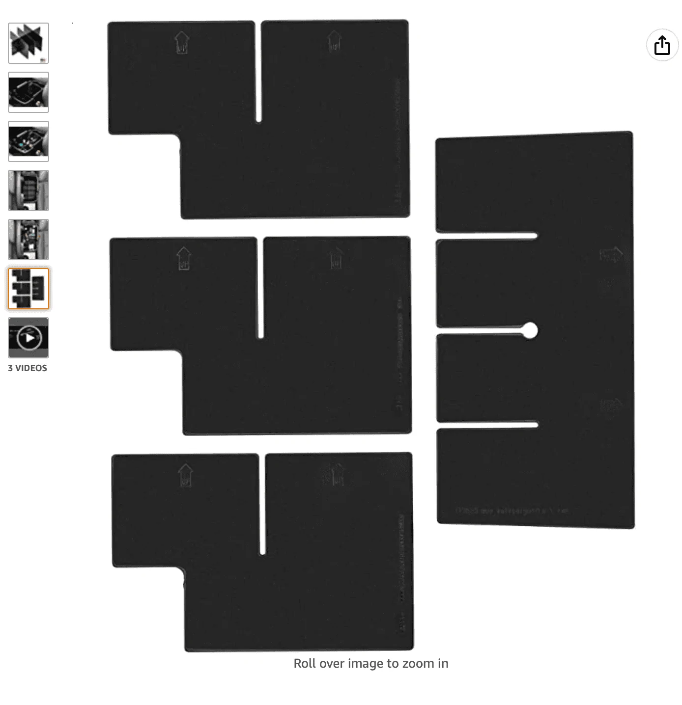 Rivian R1T R1S 3D Print Center Console Organizer - installed photos & design files Screen Shot 2022-07-14 at 2.28.55 PM