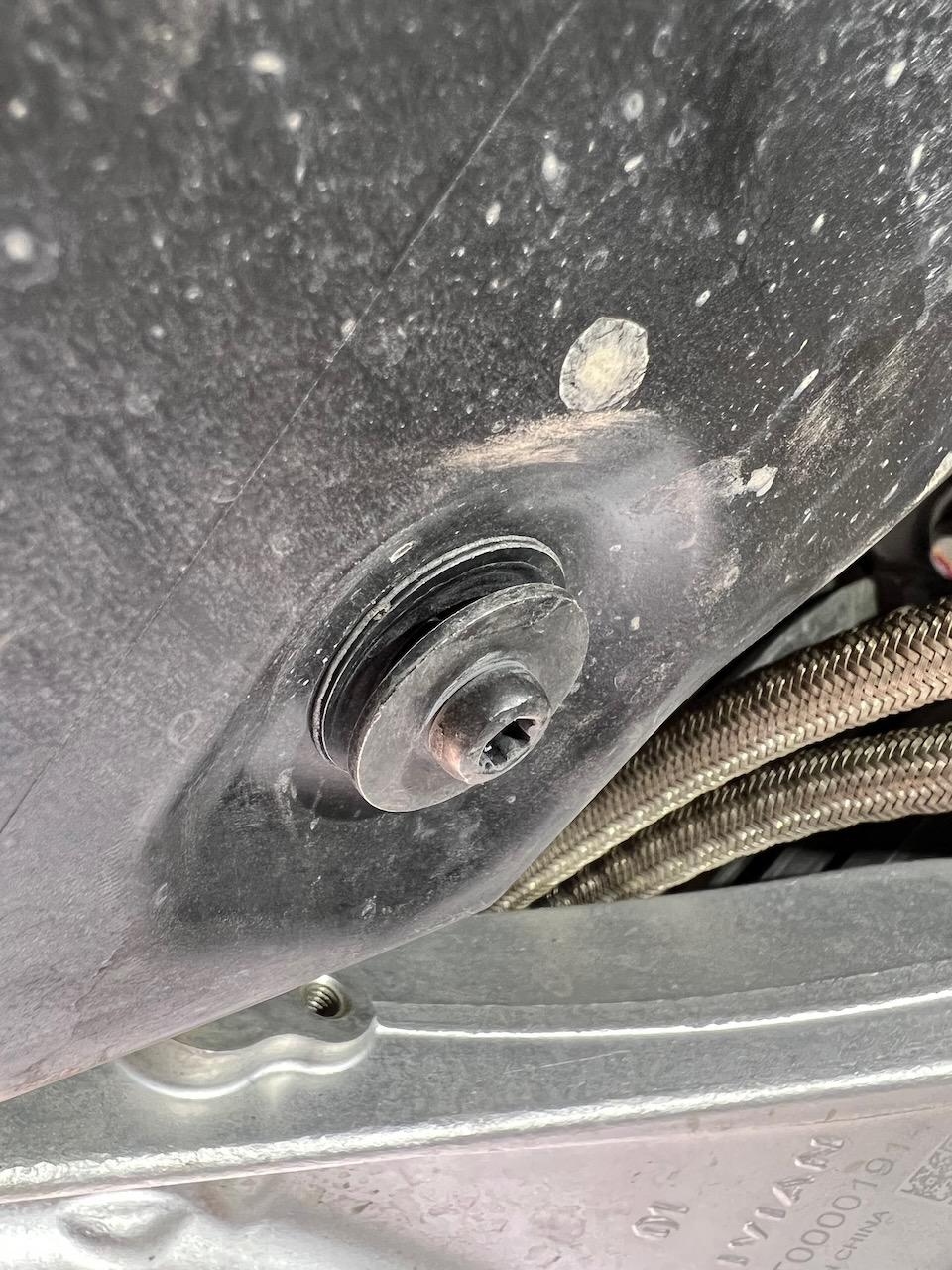 Rivian R1T R1S Has anybody lost their underbody shield yet? rivian loose bolts - 3