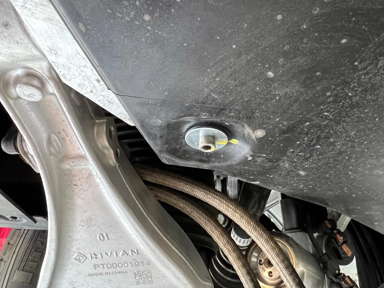 Rivian R1T R1S Has anybody lost their underbody shield yet? rivian loose bolts - 8