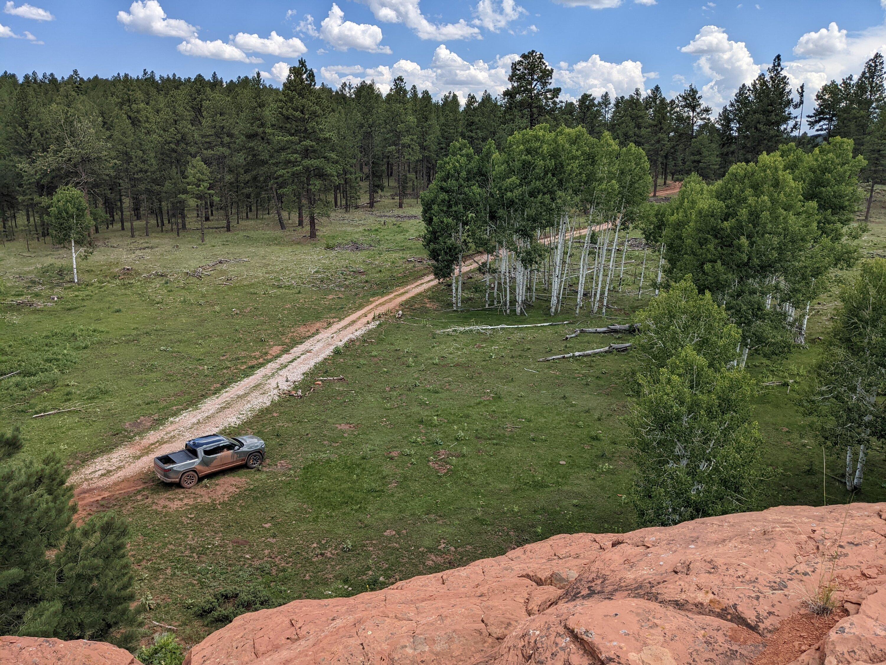 Rivian R1T R1S Trip report: Off road in the Zuni Mountains PXL_20220717_205634546