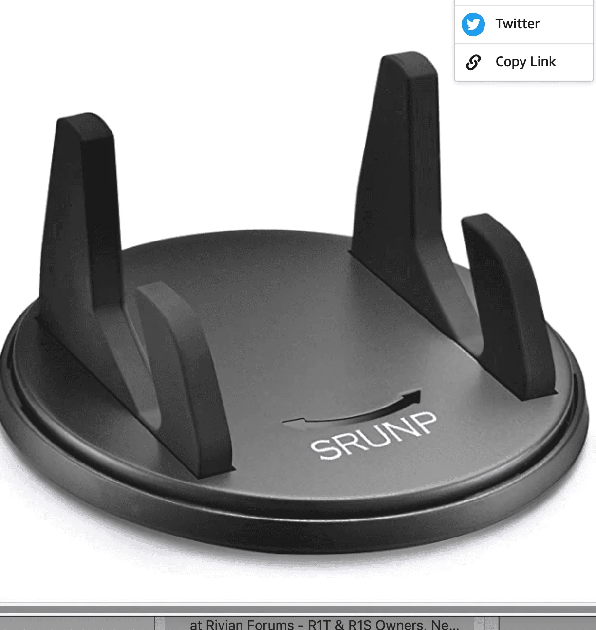 Rivian R1T R1S Phone car mount phone holder