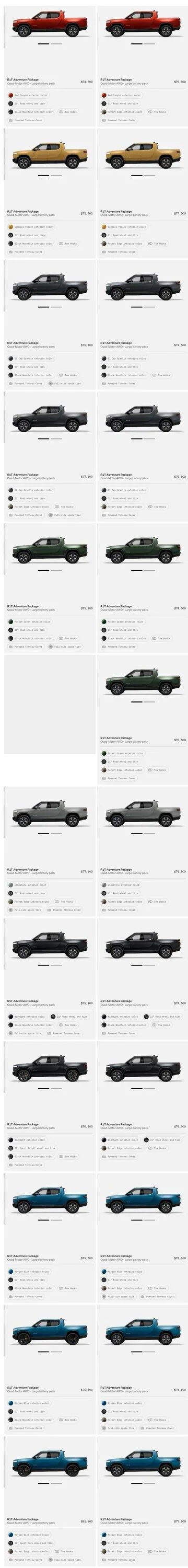 Rivian R1T R1S First look at @ “Introducing the R1 Shop” -- Rivian website to shop for R1T that delivers in 6-8 weeks Screenshot_20220719-114153_Chrom