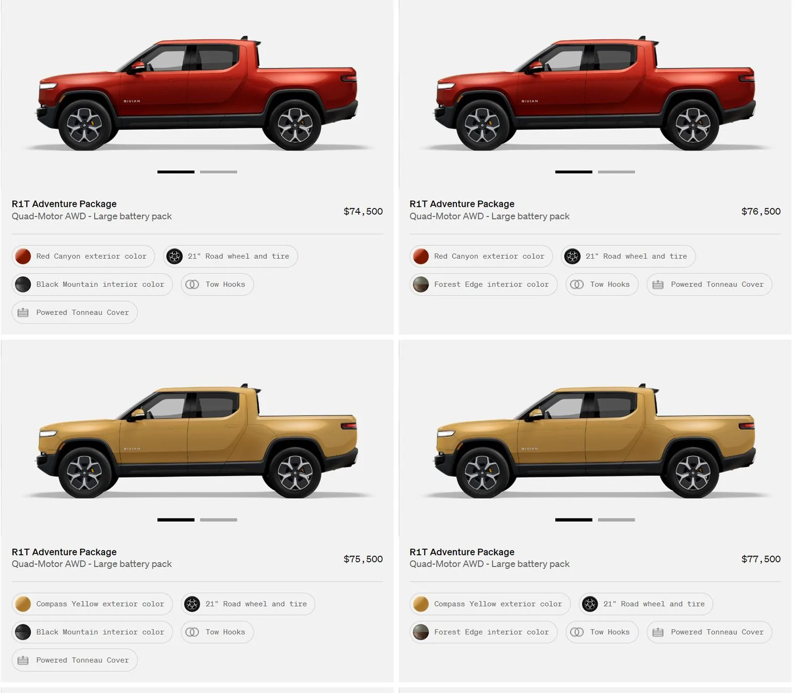 Rivian R1T R1S First look at @ “Introducing the R1 Shop” -- Rivian website to shop for R1T that delivers in 6-8 weeks Shop 1