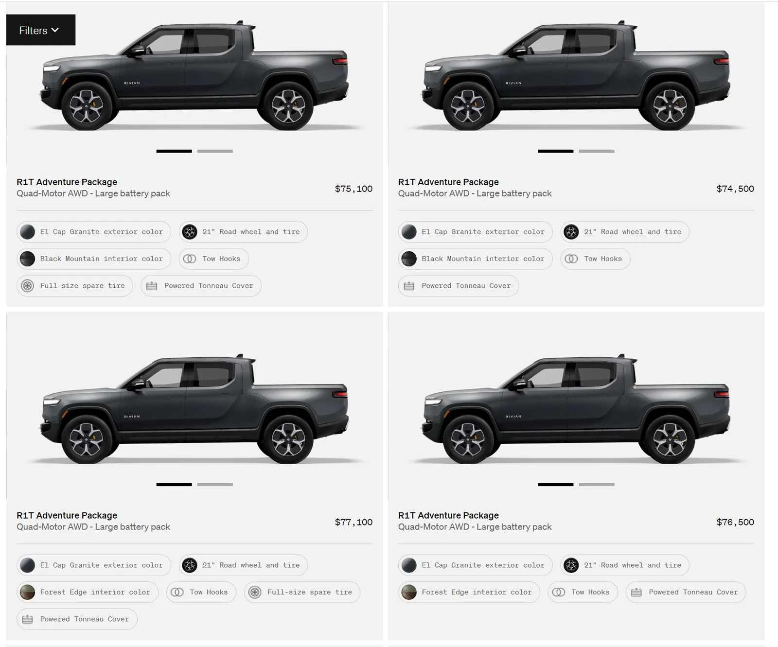 Rivian R1T R1S First look at @ “Introducing the R1 Shop” -- Rivian website to shop for R1T that delivers in 6-8 weeks Shop 2