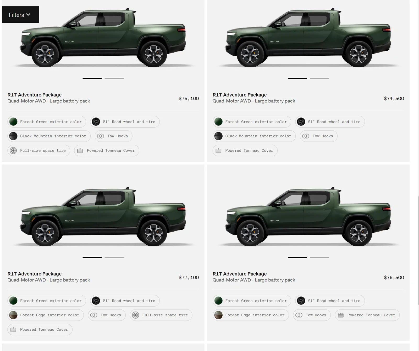 Rivian R1T R1S First look at @ “Introducing the R1 Shop” -- Rivian website to shop for R1T that delivers in 6-8 weeks Shop 3