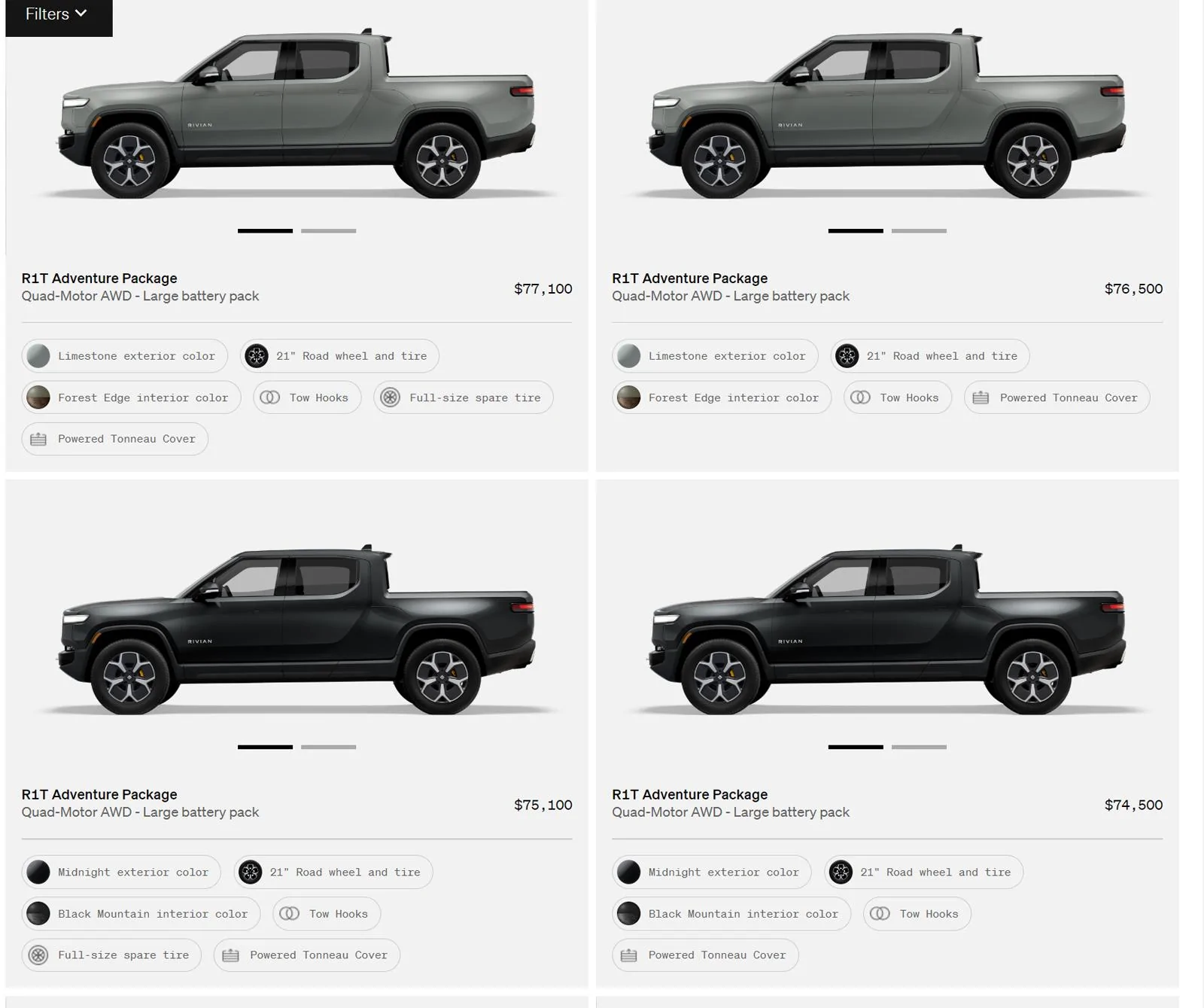 Rivian R1T R1S First look at @ “Introducing the R1 Shop” -- Rivian website to shop for R1T that delivers in 6-8 weeks Shop 4