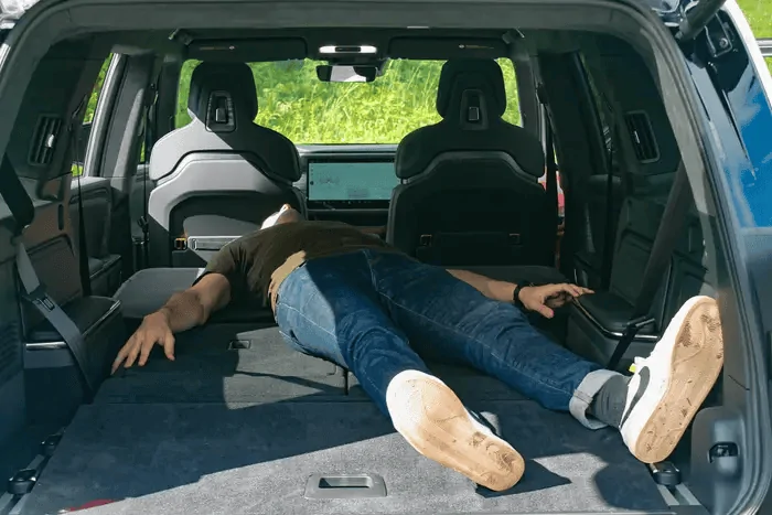 Rivian R1T R1S R1S big enough to sleep in - Business Insider says YES! 1658256706870