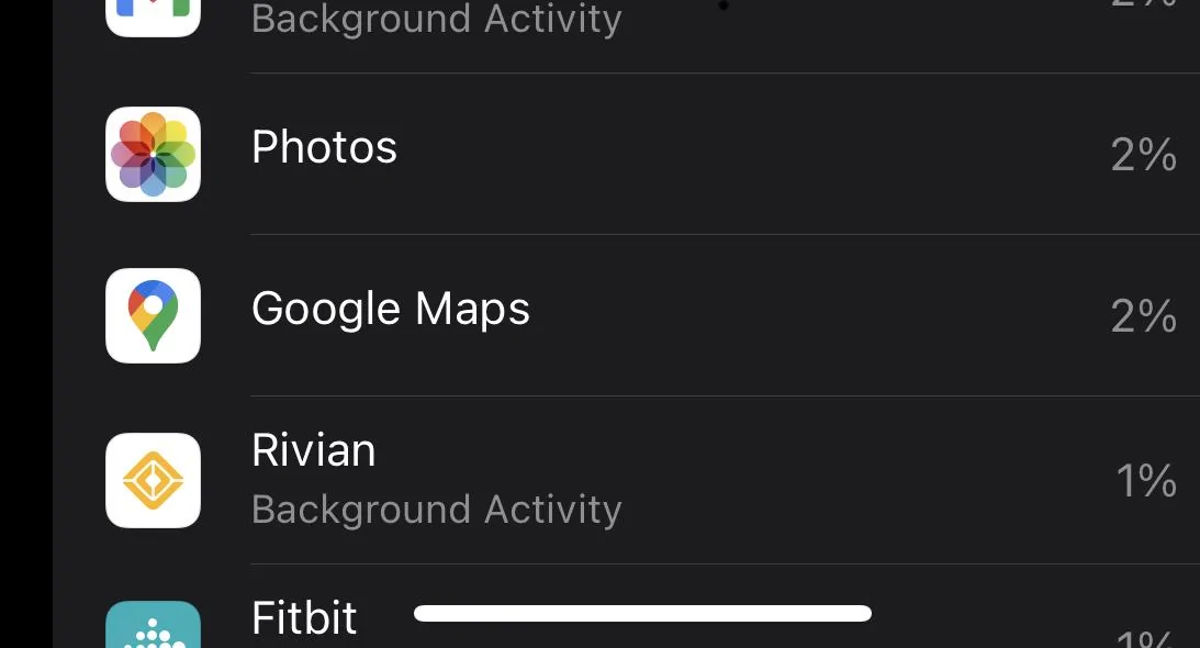 Rivian R1T R1S Rivian App is eating / draining my phone's battery C04E859F-49B1-432C-9C4A-FB7AC6CFE0D0