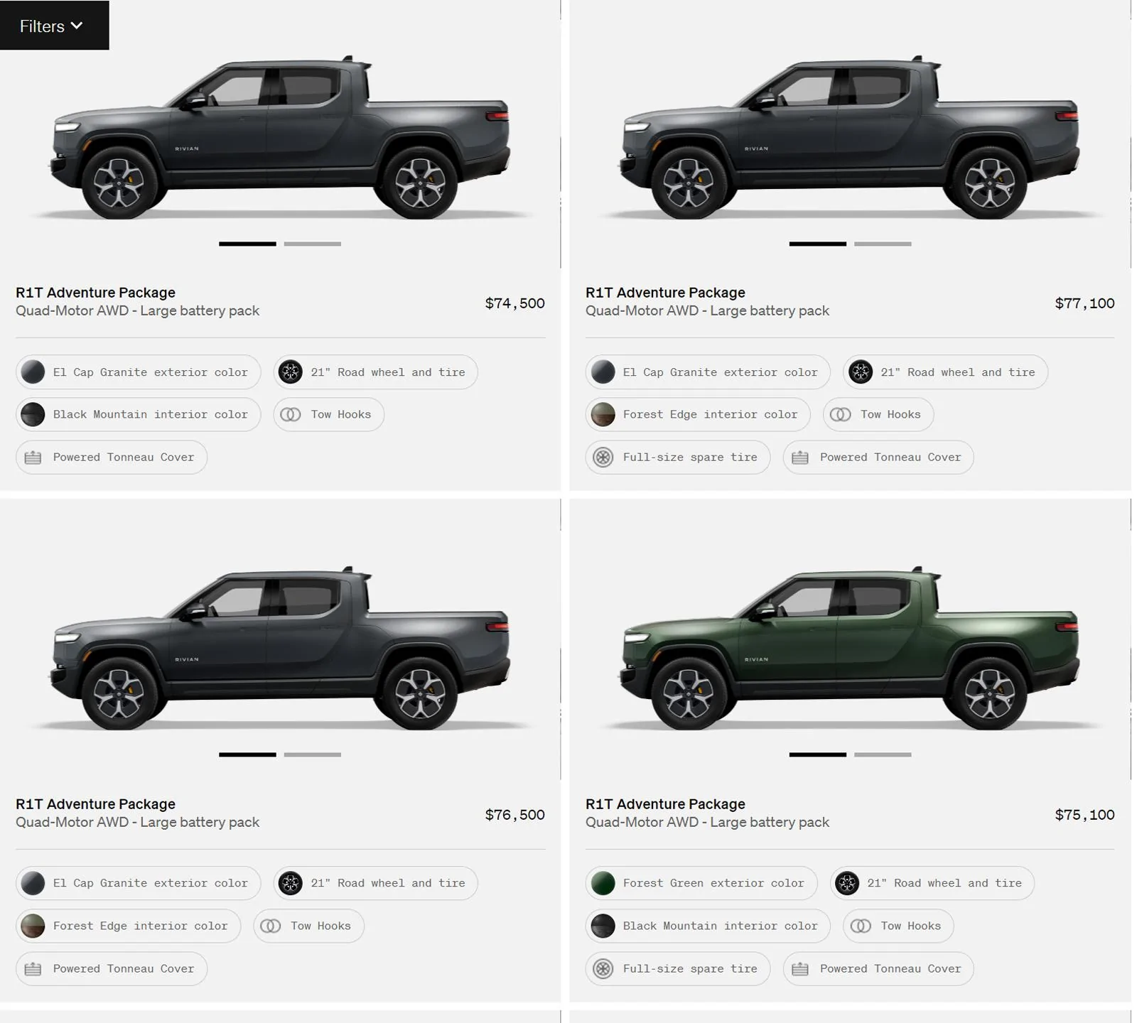 Rivian R1T R1S First look at @ “Introducing the R1 Shop” -- Rivian website to shop for R1T that delivers in 6-8 weeks Shop 2