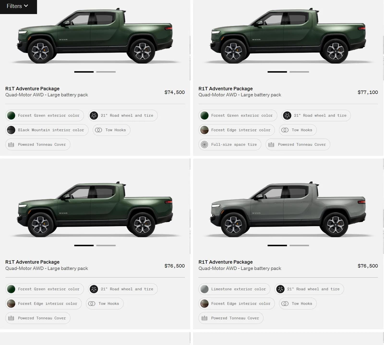 Rivian R1T R1S First look at @ “Introducing the R1 Shop” -- Rivian website to shop for R1T that delivers in 6-8 weeks Shop 3