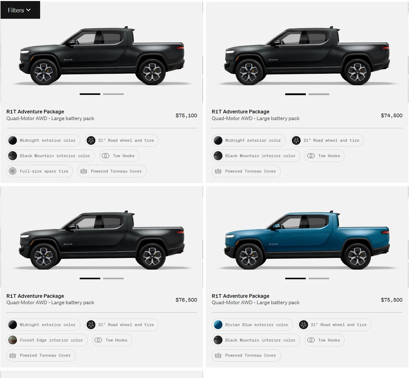 Rivian R1T R1S First look at @ “Introducing the R1 Shop” -- Rivian website to shop for R1T that delivers in 6-8 weeks Shop 4