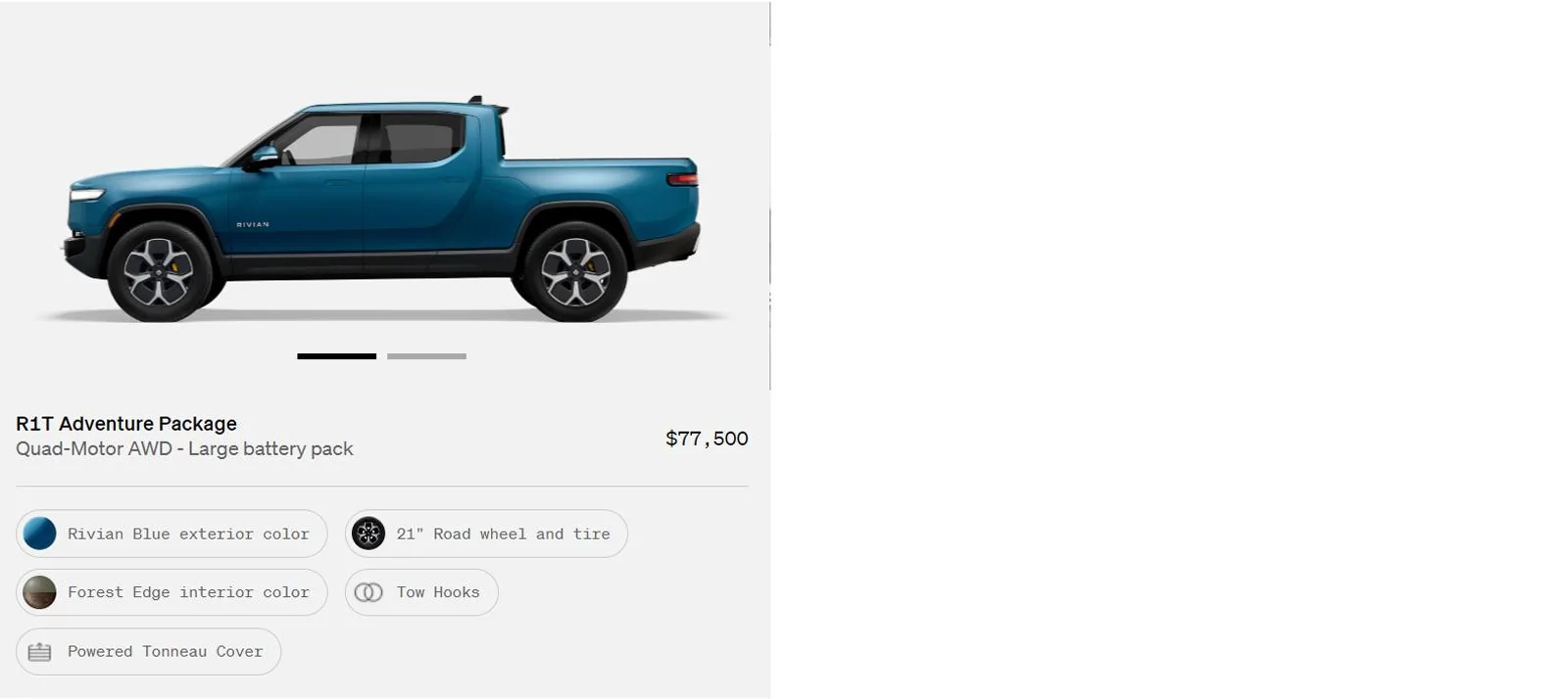 Rivian R1T R1S First look at @ “Introducing the R1 Shop” -- Rivian website to shop for R1T that delivers in 6-8 weeks Shop 5
