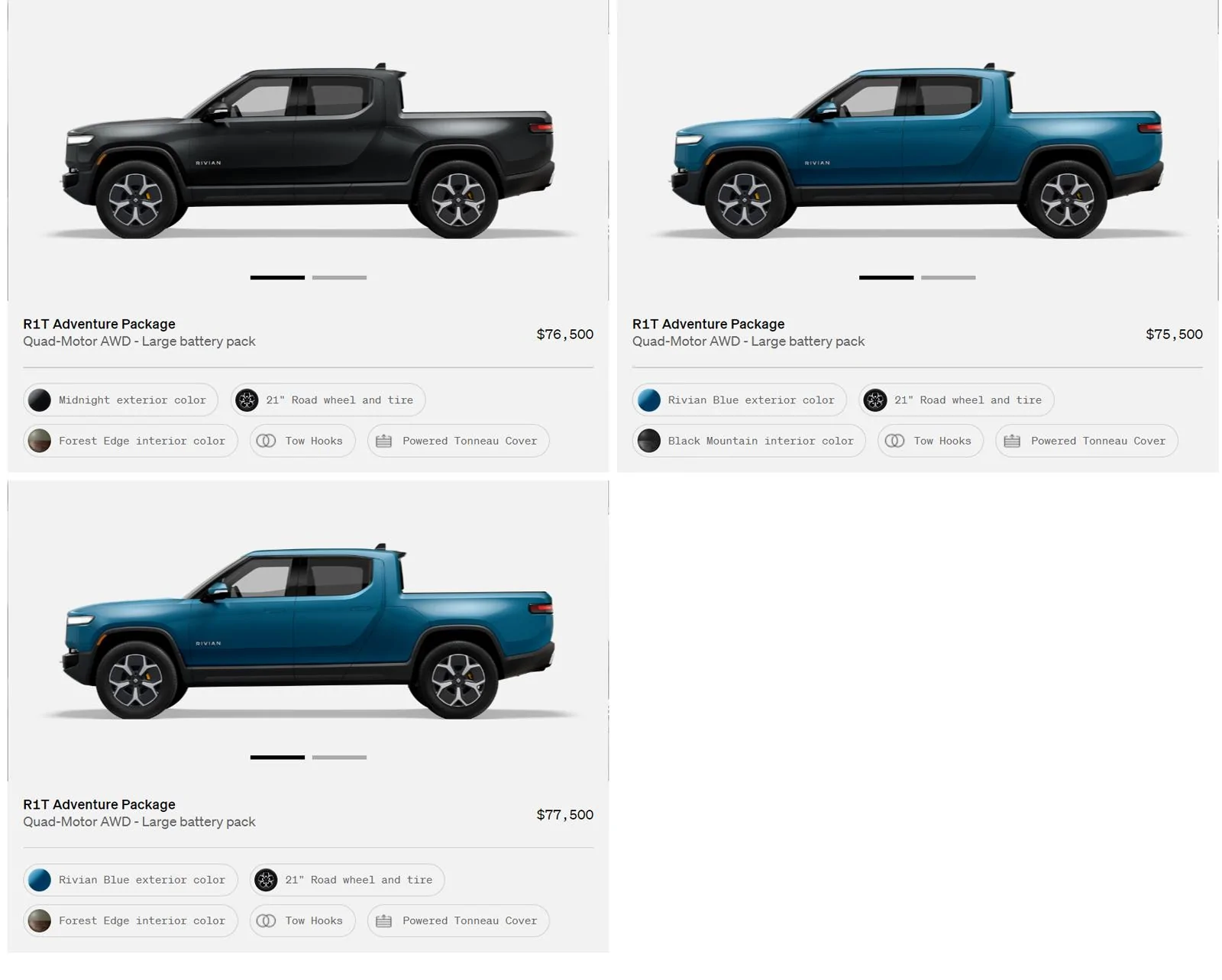 Rivian R1T R1S First look at @ “Introducing the R1 Shop” -- Rivian website to shop for R1T that delivers in 6-8 weeks Shop 4