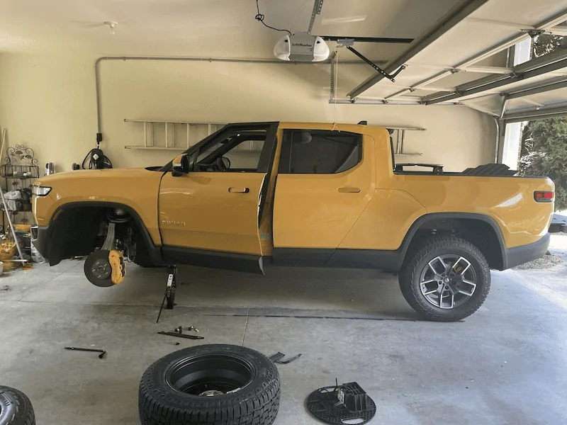 Rivian R1T R1S Installing my Rivian spare tire (and kit) - experience writeup 1658524166262