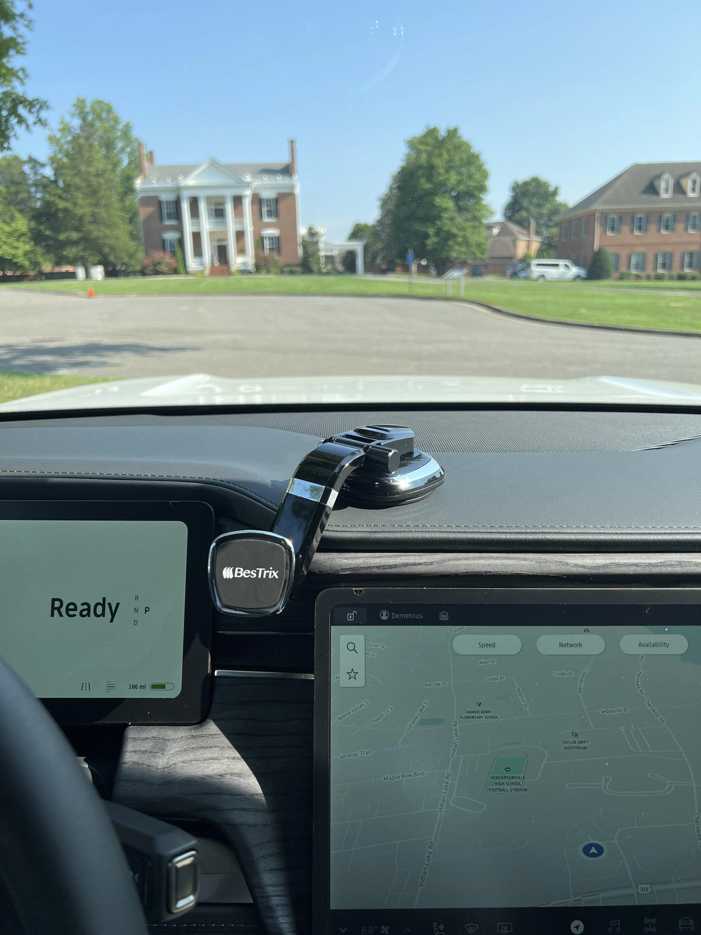 Rivian R1T R1S Mounting a cell phone.  Has anyone done it? imag