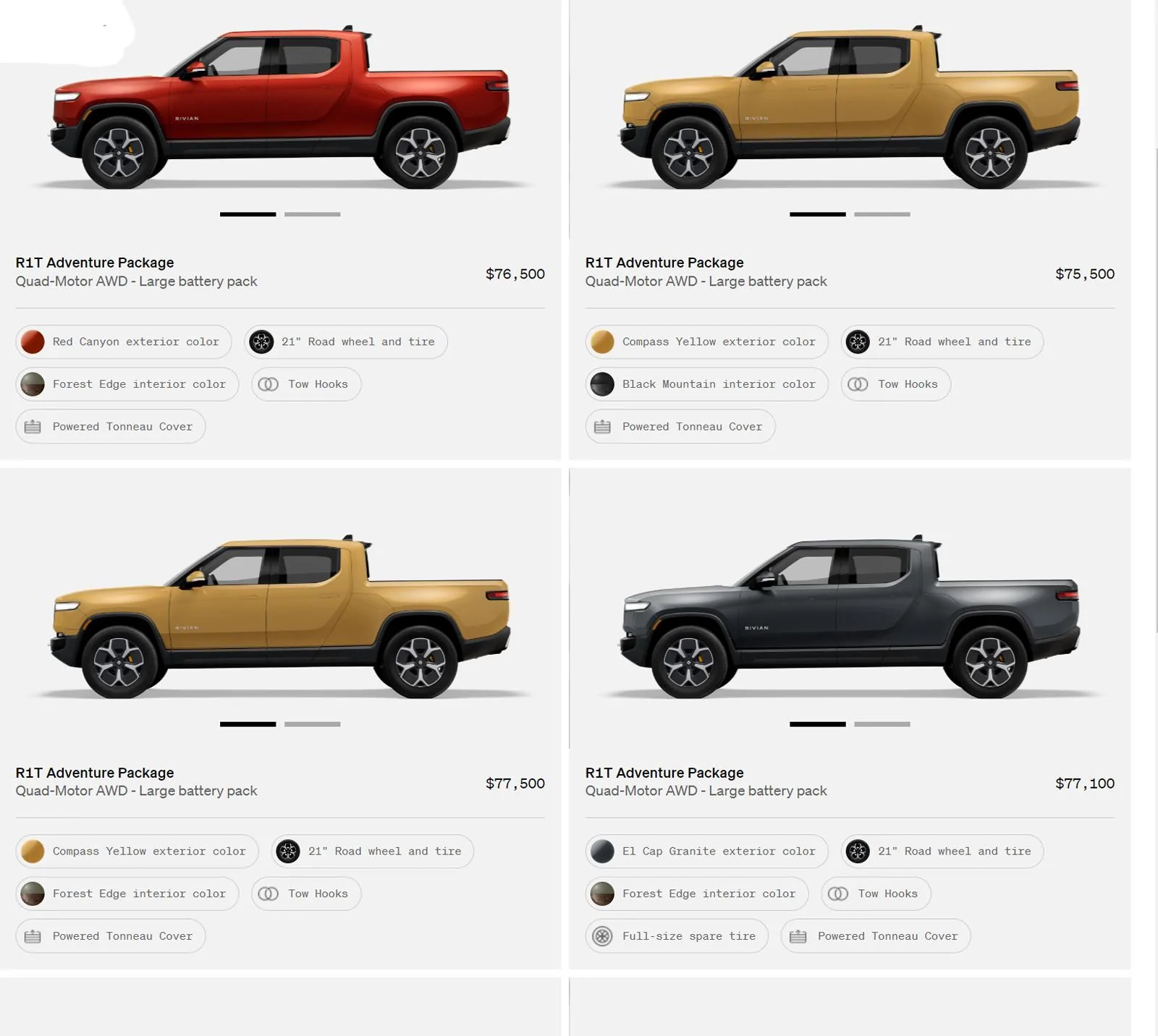 Rivian R1T R1S First look at @ “Introducing the R1 Shop” -- Rivian website to shop for R1T that delivers in 6-8 weeks Shop 1