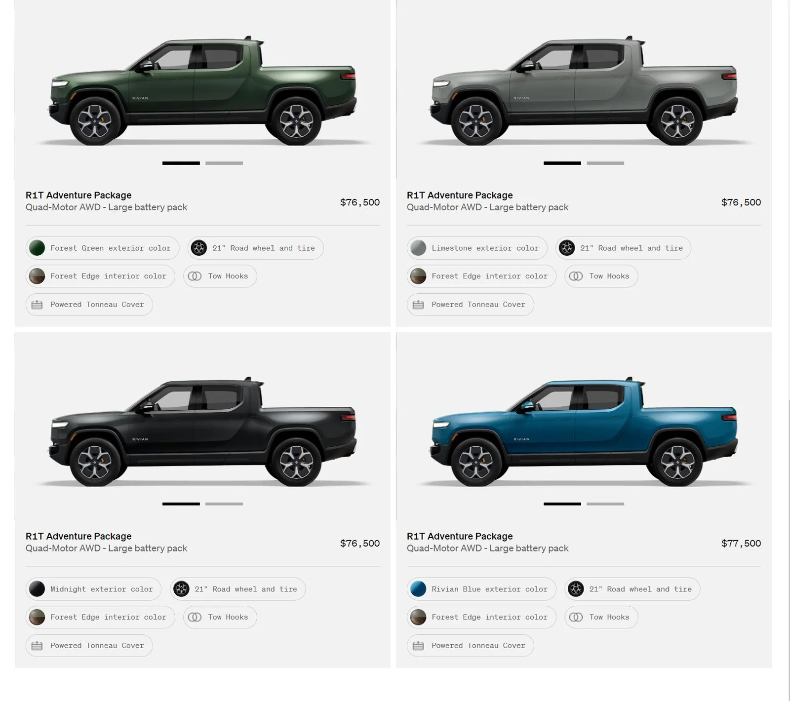 Rivian R1T R1S First look at @ “Introducing the R1 Shop” -- Rivian website to shop for R1T that delivers in 6-8 weeks Shop 3