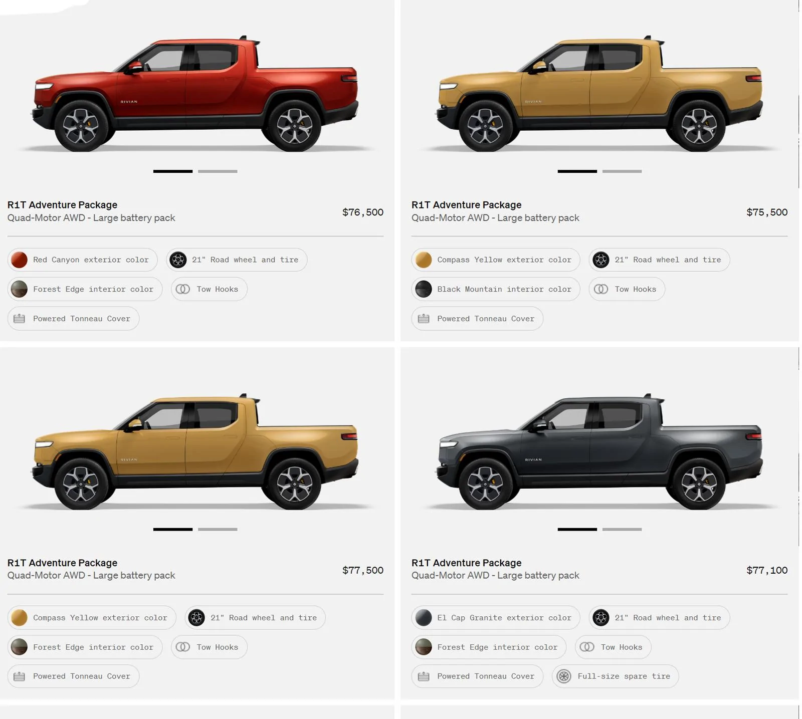 Rivian R1T R1S First look at @ “Introducing the R1 Shop” -- Rivian website to shop for R1T that delivers in 6-8 weeks Shop 1