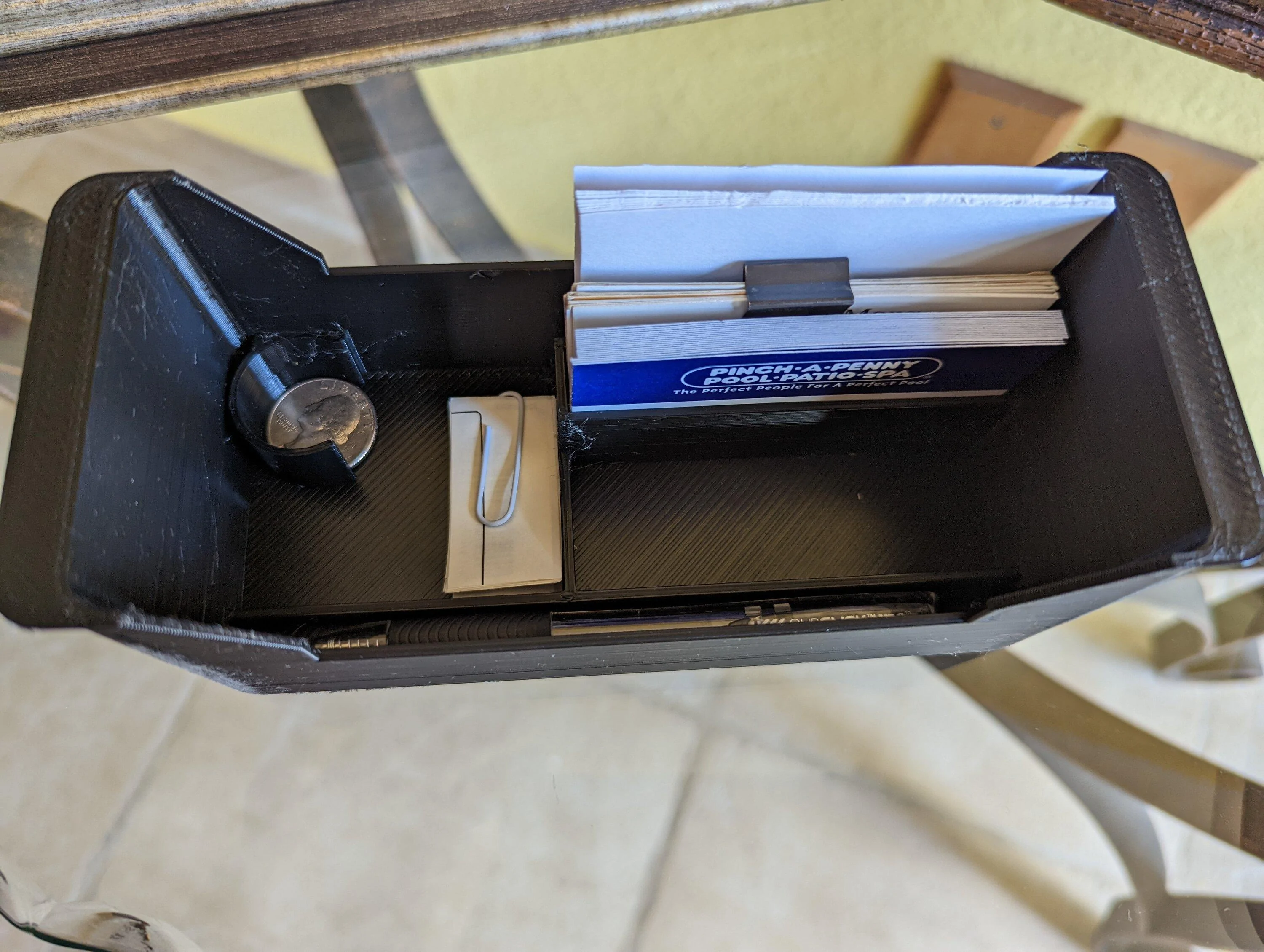 Rivian R1T R1S 3D printed small organizer for the center console PXL_20220724_215133604