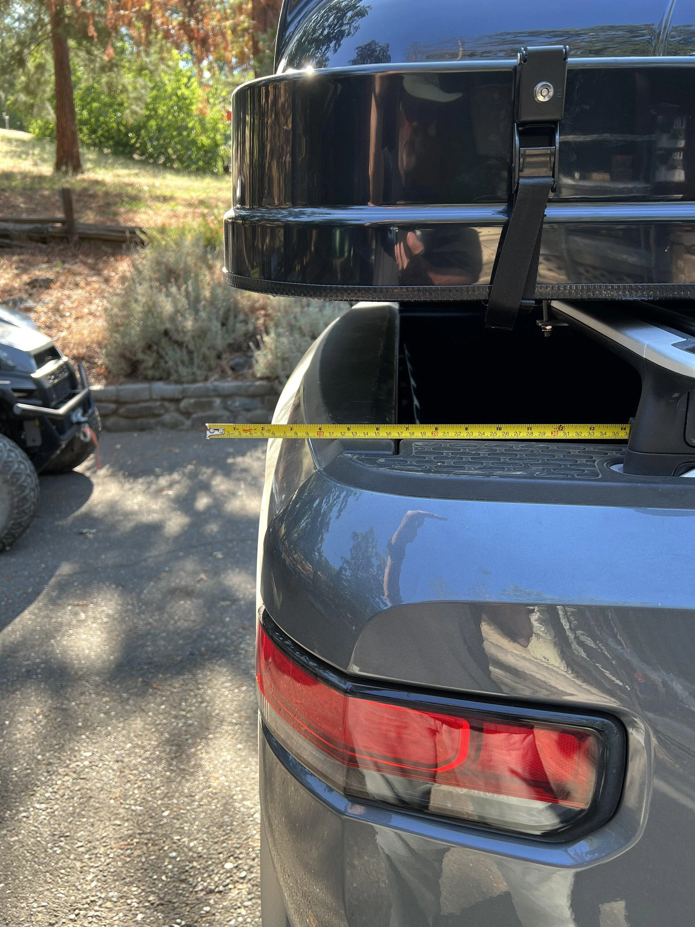 Rivian R1T R1S 23Zero Armadillo X RTT installed on R1T bed 732F7E39-82EB-4BC5-BD70-067938A9E7B3