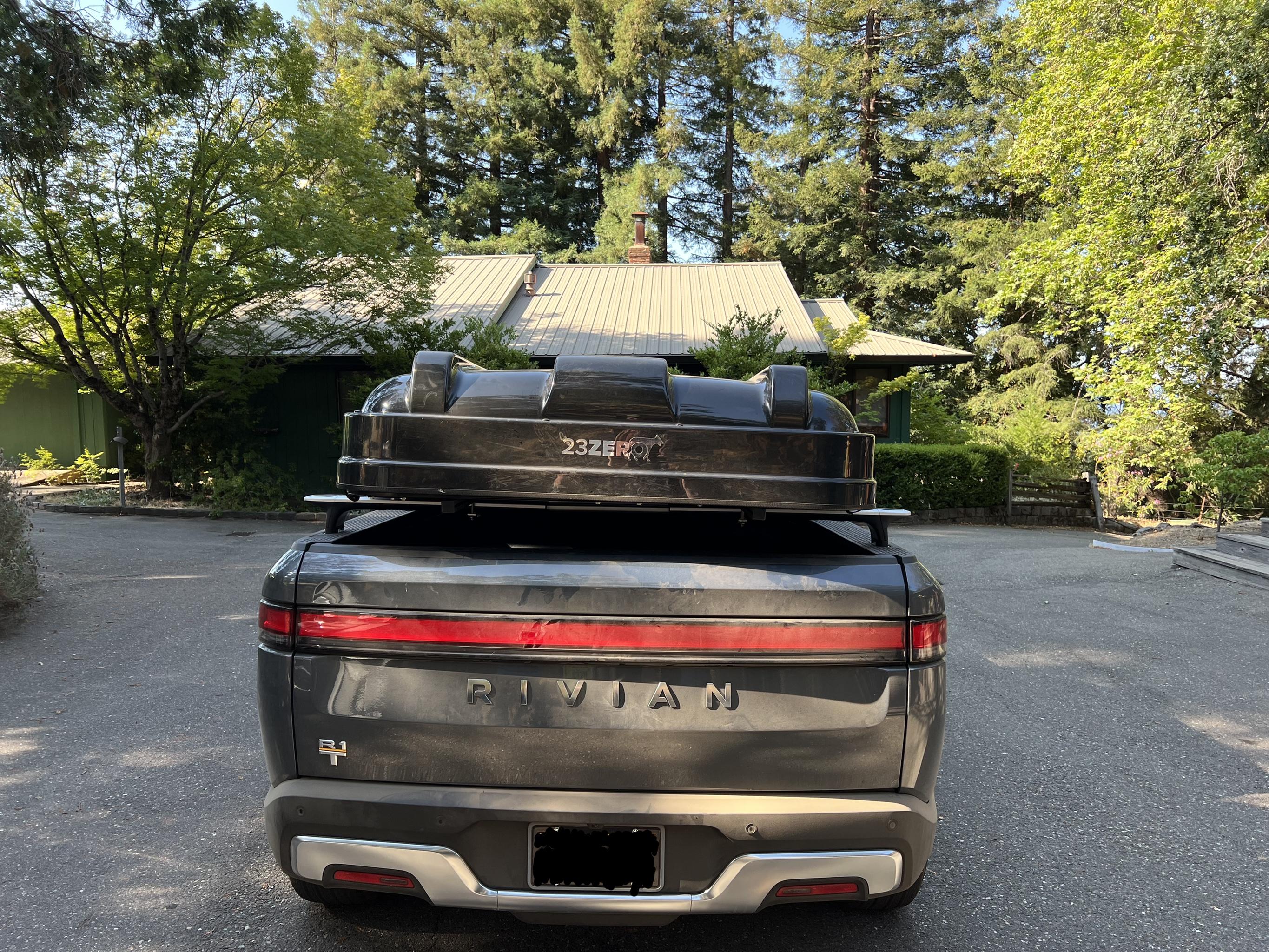 Rivian R1T R1S 23Zero Armadillo X RTT installed on R1T bed 3FCDB532-93E4-407E-906B-B8BA8B153A2C