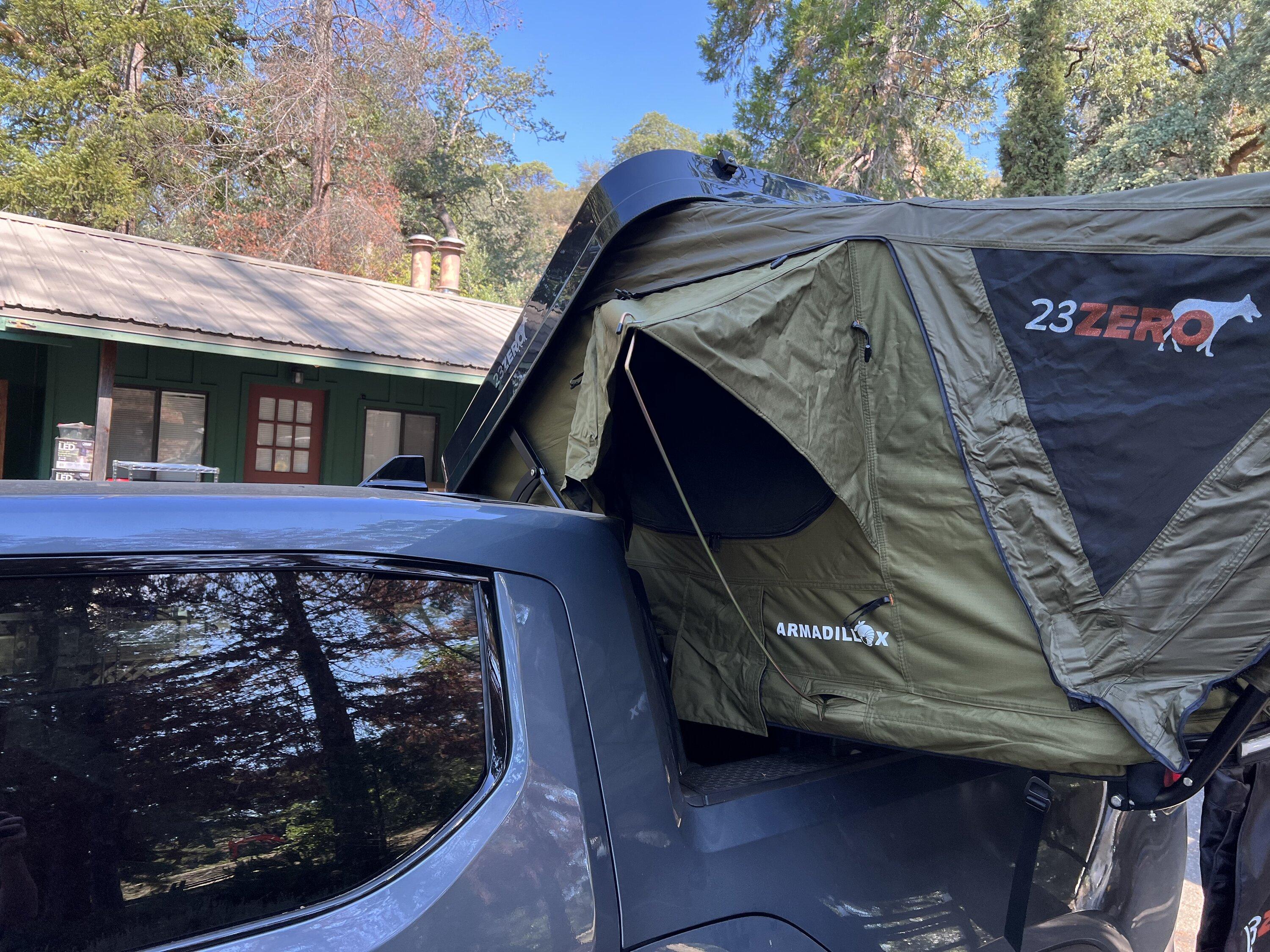 Rivian R1T R1S 23Zero Armadillo X RTT installed on R1T bed 681F88D8-86C0-4397-B98A-627FE4A25B33