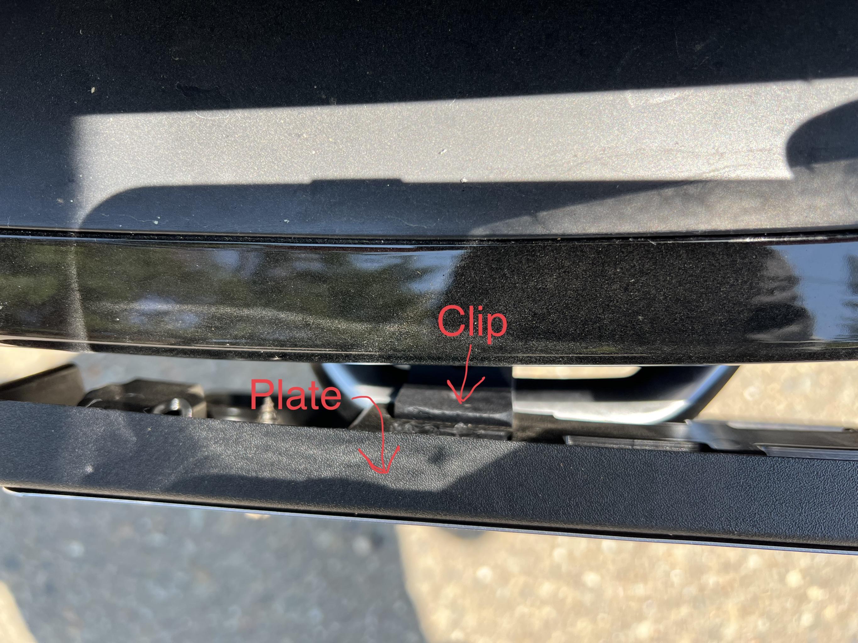 Rivian R1T R1S New front license plate holder F0A13DF0-E096-423D-B7BD-F87FAE84DABB