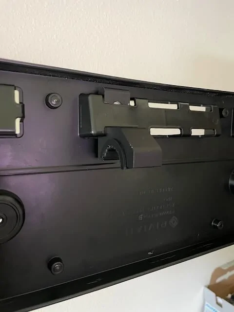 Rivian R1T R1S Homemade front license plate mount for tow hook IMG_3842