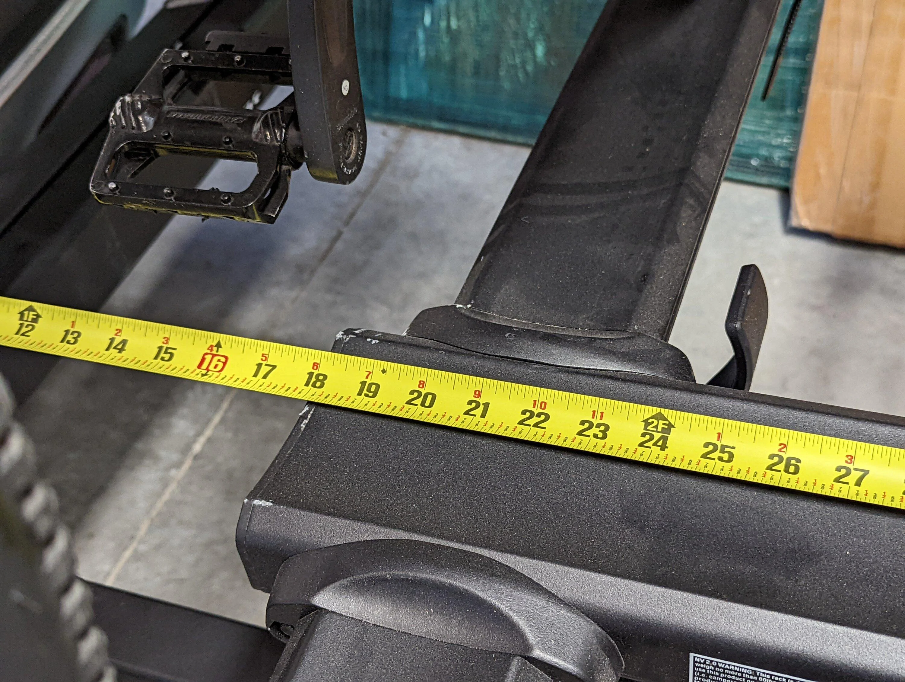 Rivian R1T R1S Kuat NV2 bike rack on R1T PXL_20220726_235902120
