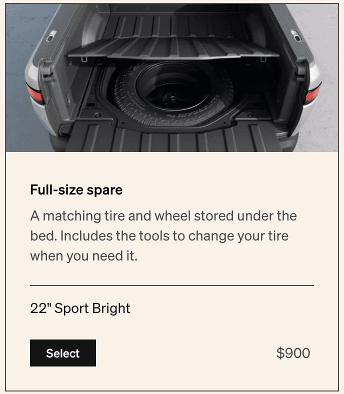 Rivian R1T R1S FS: New 21" Aero Wheel and Tire Set 1659046023254