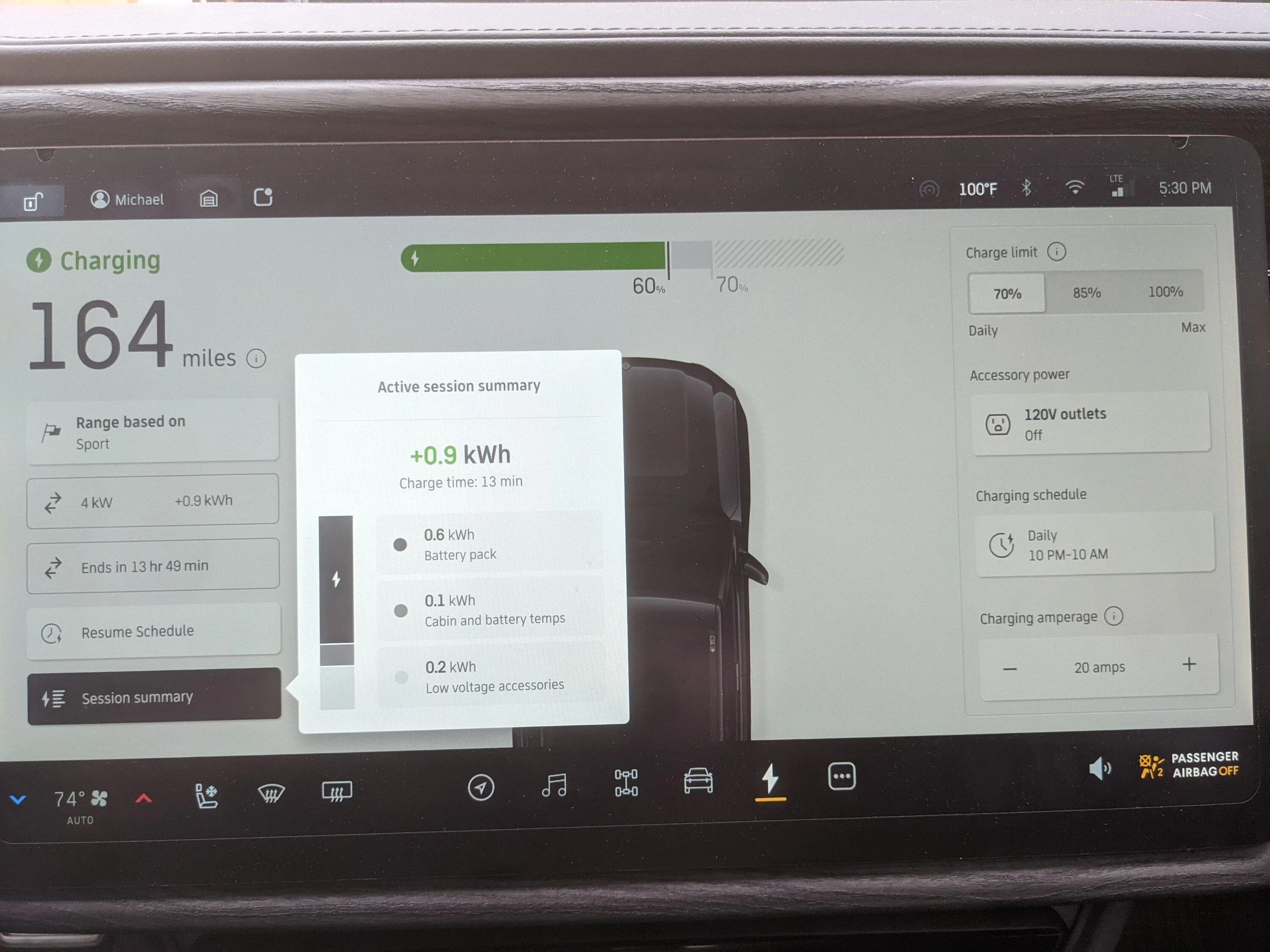 Rivian R1T R1S Let's Post Generators We Know Work To Charge PXL_20220803_233055404