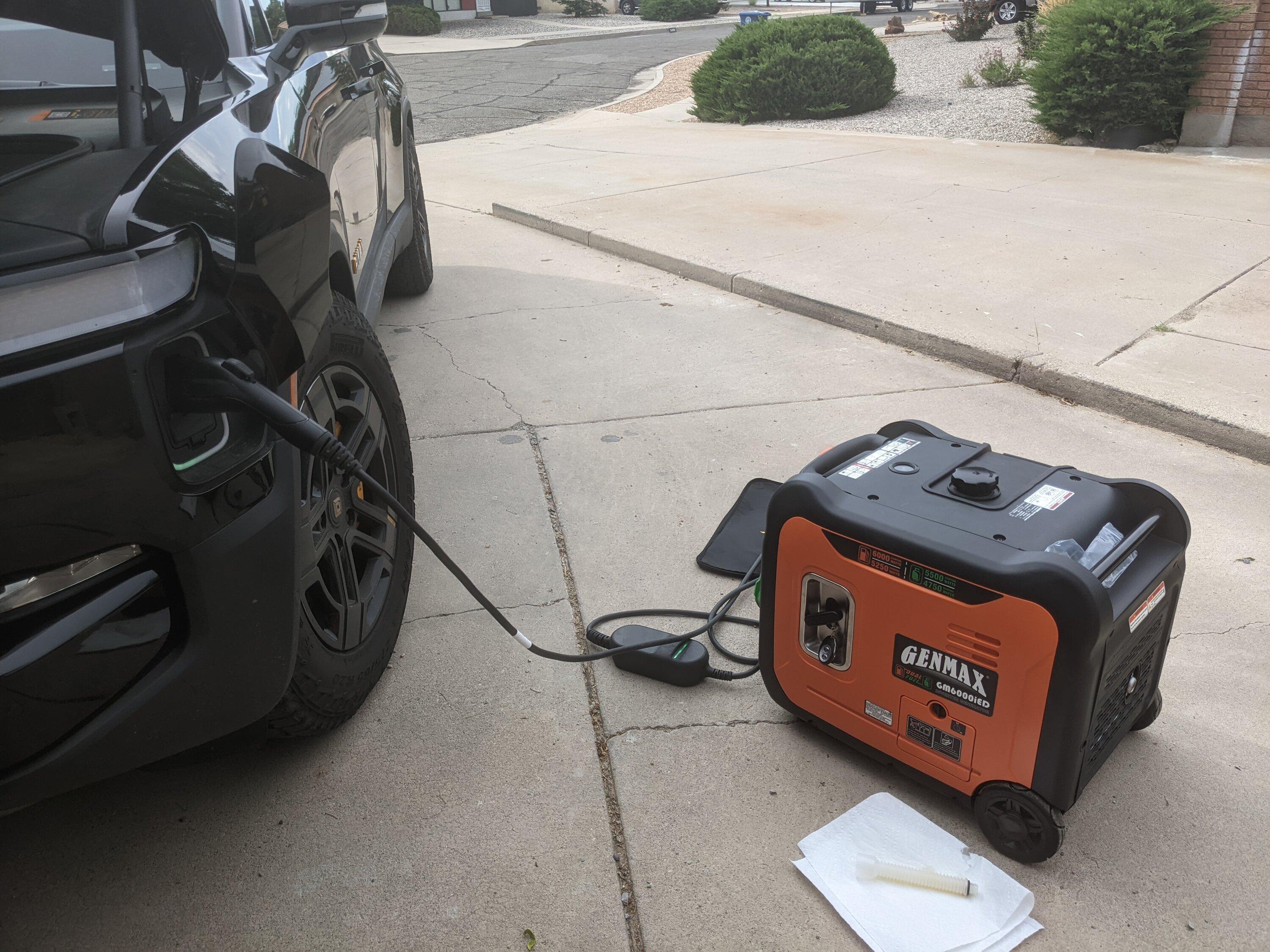 Rivian R1T R1S Let's Post Generators We Know Work To Charge PXL_20220803_232023179