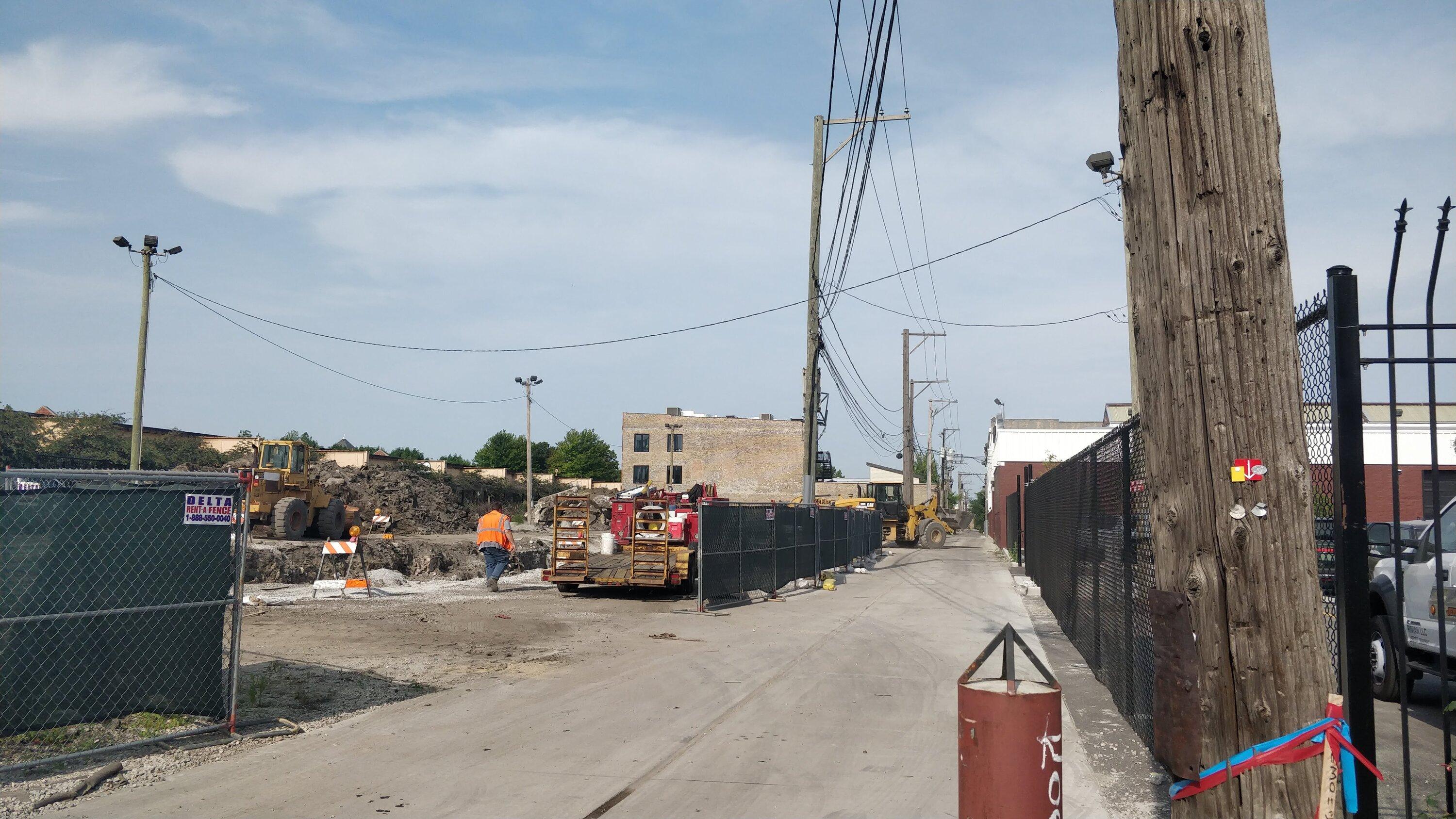 Rivian R1T R1S Chicago Rivian Sales Location Under Construction IMG_20220803_085919