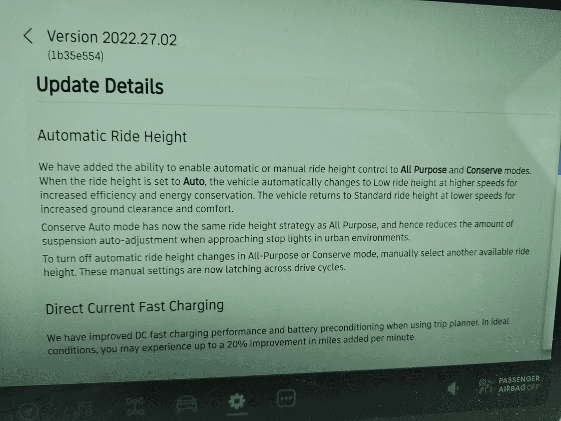Rivian R1T R1S Update 2022.27.02 Released - Automatic Ride Height, Direct Current Fast Charging & More 1659647030294