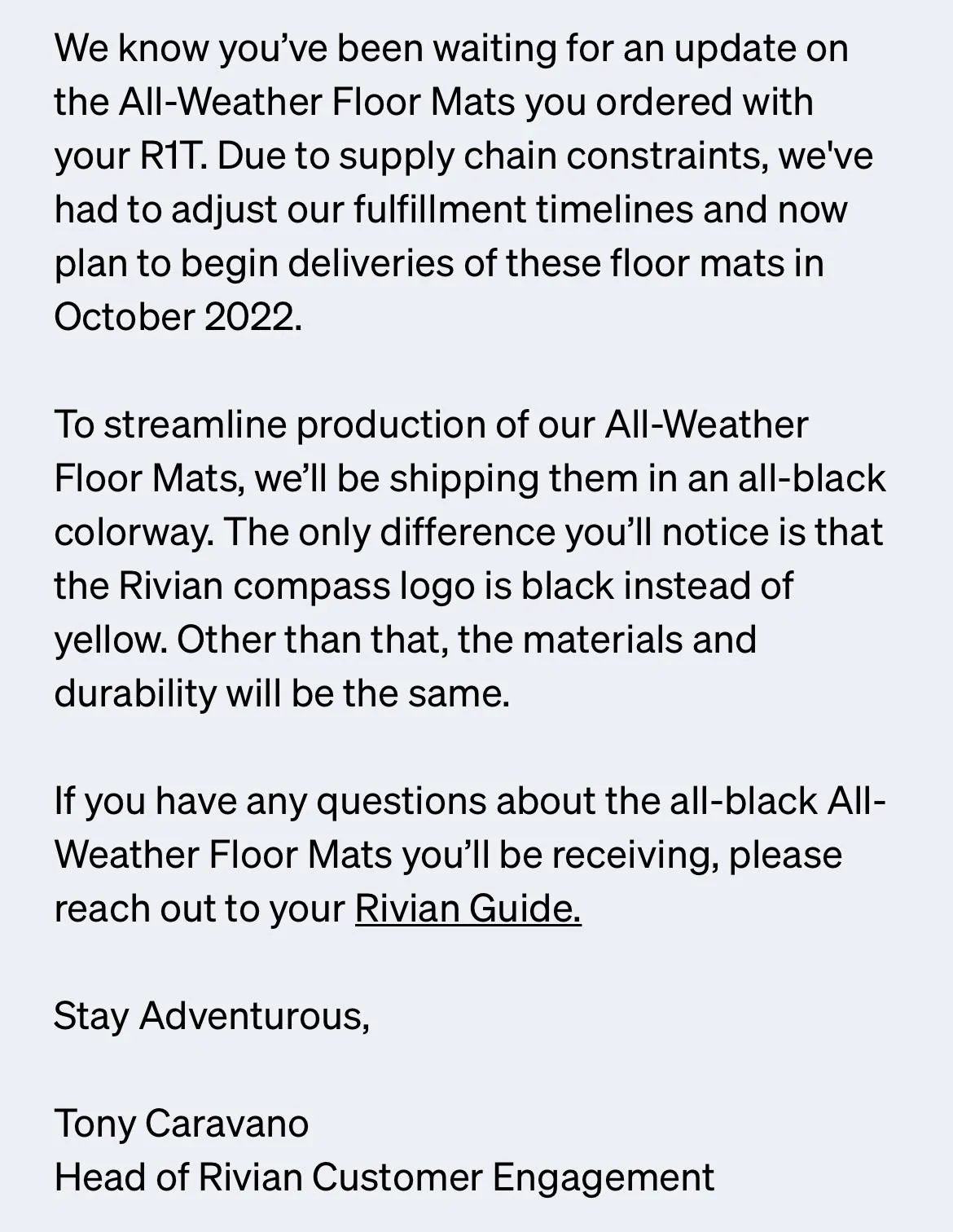 Rivian R1T R1S Where in the world are my All-Weather Floor Mats!? 827A131B-7EEA-4DC4-8417-8A9C525F45E3